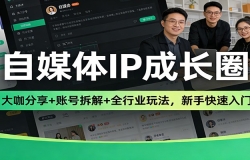 ��ý��IP�ɳ�Ȧ���󿧷���+�˺Ų��+ȫ��ҵ�淨�����ֿ�������