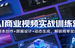 AI��ҵ��Ƶʵսѵ��Ӫ���ű�����+ԭ�����+��̬���ɣ������̵�����