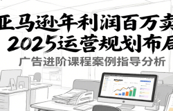 亚马逊年利润百万卖家2025运营规划布局,广告进阶课程案例指导分析