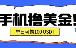 最新手机撸美金项目,单日产值100U+,2026年最新的风口项目