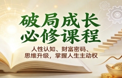 破局成长必修课2.0:人性认知、财富密码、思维升级,掌握人生主动权