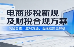 电商涉税新规及财税合规方案:风险自查,应对方法,合规框架全解析
