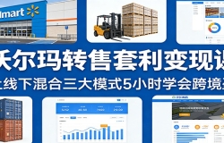 沃尔玛转售套利变现课:线上线下混合三大模式5小时学会跨境盈利